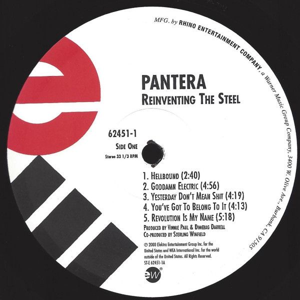Платівка Pantera – Reinventing The Steel|Пантера(2xLP)