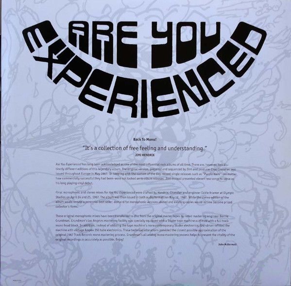 Платівка The Jimi Hendrix Experience – Are You Experienced|Досвід Джимі Хендрікса-Ви досвідчені?