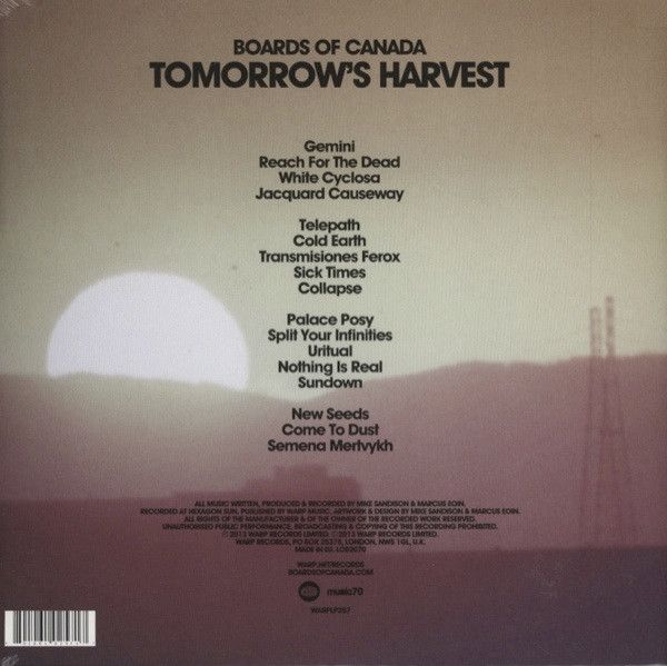 Платівка Boards Of Canada – Tomorrow's Harvest|Ради Канади-Завтрашній урожай(2xLP)