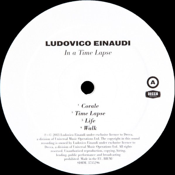 Платівка Ludovico Einaudi – In A Time Lapse|Людовіко Ейнауді(2xLP)