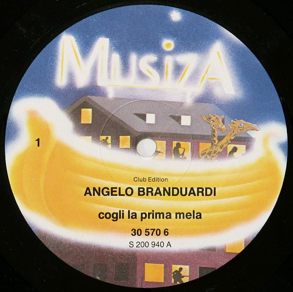 Платівка Angelo Branduardi – Cogli La Prima Mela | Анджело Брандуарді
