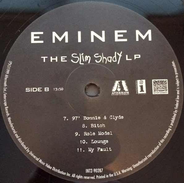 Платівка Eminem – The Slim Shady LP|Емінем-LP Тонкий Шейді(2xLP)