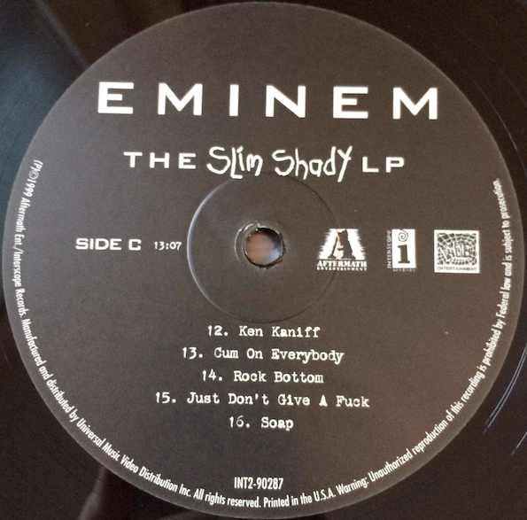 Платівка Eminem – The Slim Shady LP|Емінем-LP Тонкий Шейді(2xLP)