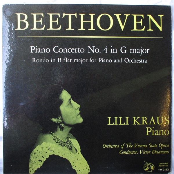 Платівка Beethoven, Lili Kraus, Orchestra Of The Vienna State Opera |Бетховен,Лілі Краус