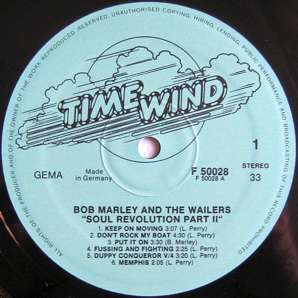 Платівка Bob Marley And The Wailers – Reggae Revolution Vol. 2