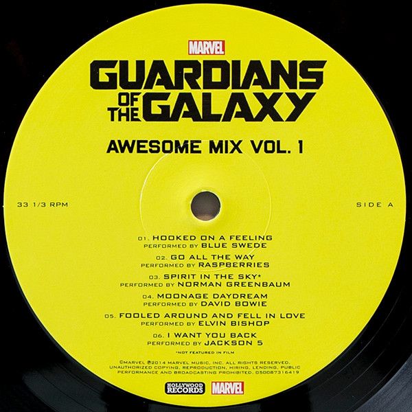 Платівка Various – Guardians Of The Galaxy Awesome Mix Vol. 1|Вартові Галактики: Чудовий мікс, том. 1