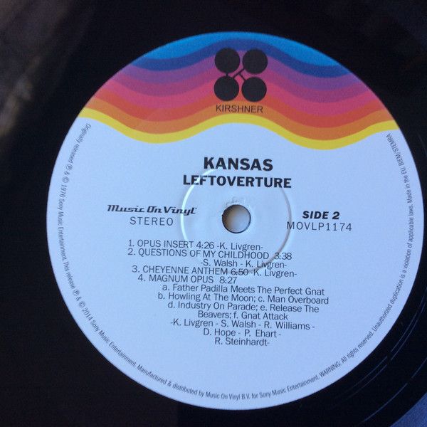 Платівка Kansas – Leftoverture|Канзас-Залишена увертюра