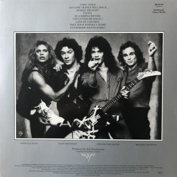 Платівка Van Halen – Women And Children First