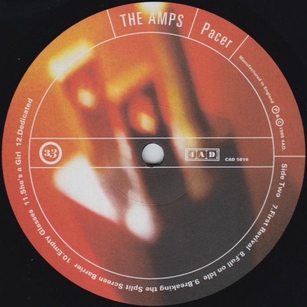 Платівка The Amps – Pacer|Підсилювачі-Пайсер