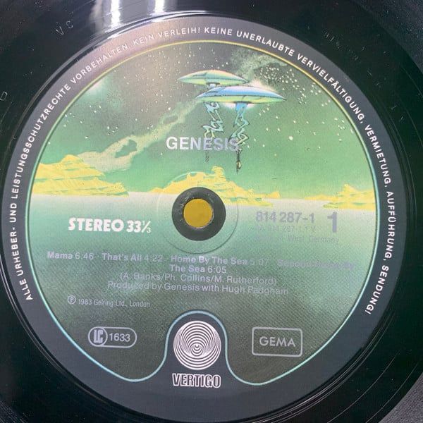Платівка Genesis – Genesis