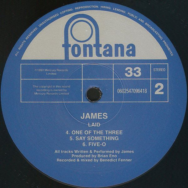 Платівка James – Laid|Джеймс-Покладений(2xLP)