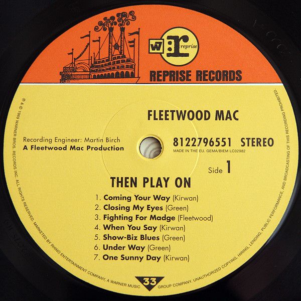 Платівка Fleetwood Mac – Then Play On|Флітвуд Мак