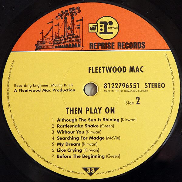 Платівка Fleetwood Mac – Then Play On|Флітвуд Мак