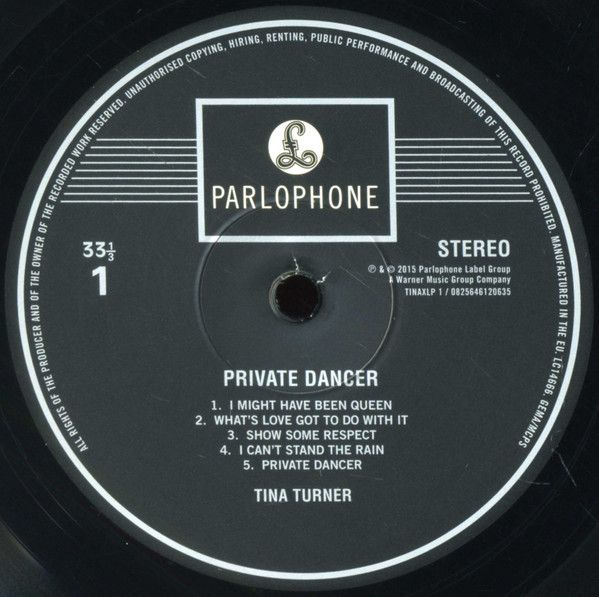 Платівка Tina Turner – Private Dancer|Тінa Тернер