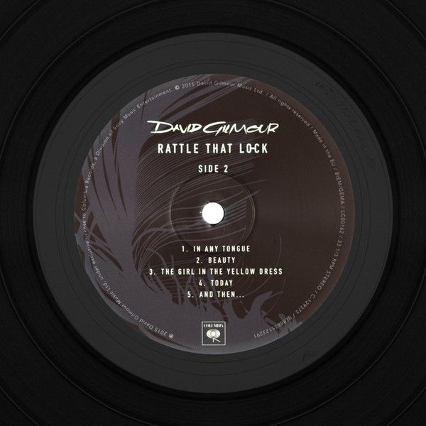 Платівка David Gilmour – Rattle That Lock|Девід Гілмор-Брязкіт цим замком