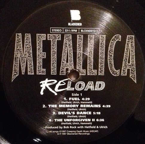 Платівка Metallica – Reload|Металіка-Перезавантажити(2xLP)