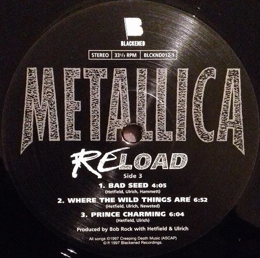 Платівка Metallica – Reload|Металіка-Перезавантажити(2xLP)