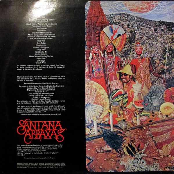Платівка Santana – Abraxas | Сантана – Абраксас