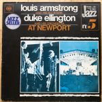 Платівка Louis Armstrong And His Allstars, Duke Ellington And His Orchestra – At Newport |Луї Армстронг та його Allstars, Дюк Еллінгтон та його оркестр – у Ньюпорті