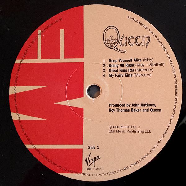 Платівка Queen – Queen|Квін