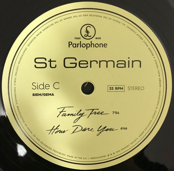 Платівка St Germain – St Germain|Сен-Жермен