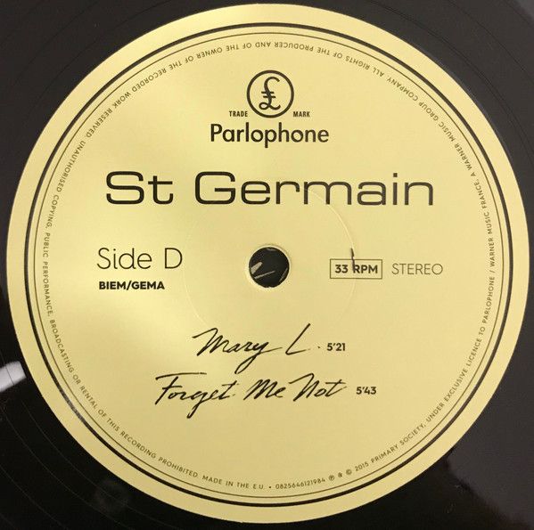 Платівка St Germain – St Germain|Сен-Жермен