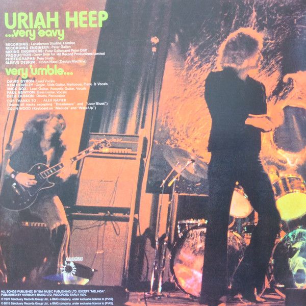Платівка Uriah Heep – ...Very 'Eavy ...Very 'Umble|Юрій Хіп-...Дуже легко...Дуже скромно