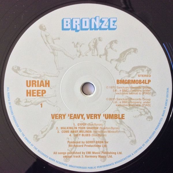 Платівка Uriah Heep – ...Very 'Eavy ...Very 'Umble|Юрій Хіп-...Дуже легко...Дуже скромно