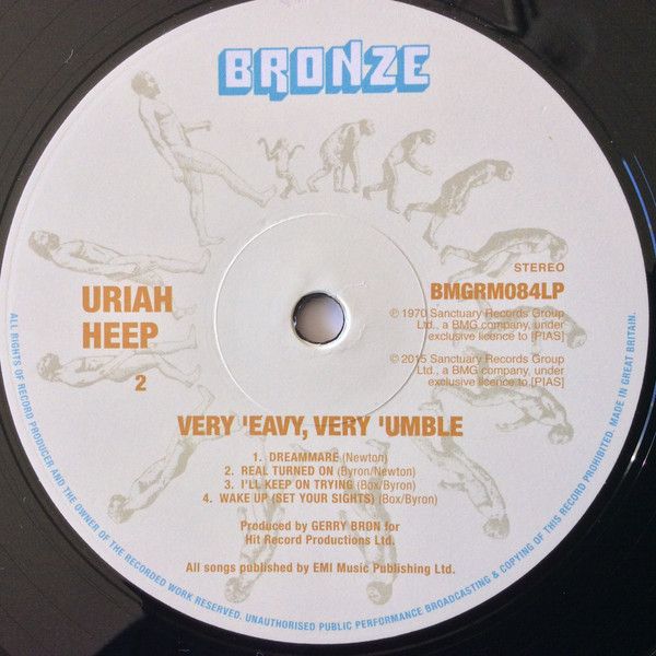 Платівка Uriah Heep – ...Very 'Eavy ...Very 'Umble|Юрій Хіп-...Дуже легко...Дуже скромно