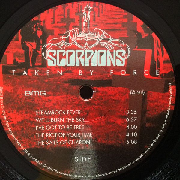 Платівка Scorpions – Taken By Force|Скорпіони(LP+CD)