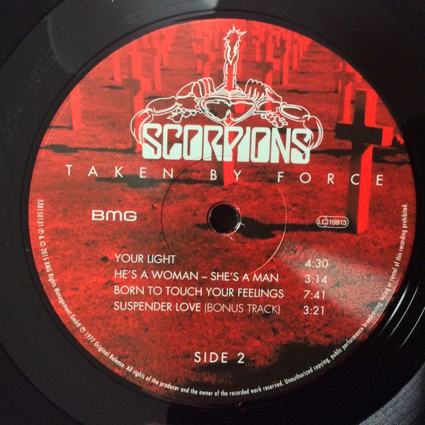 Платівка Scorpions – Taken By Force|Скорпіони(LP+CD)