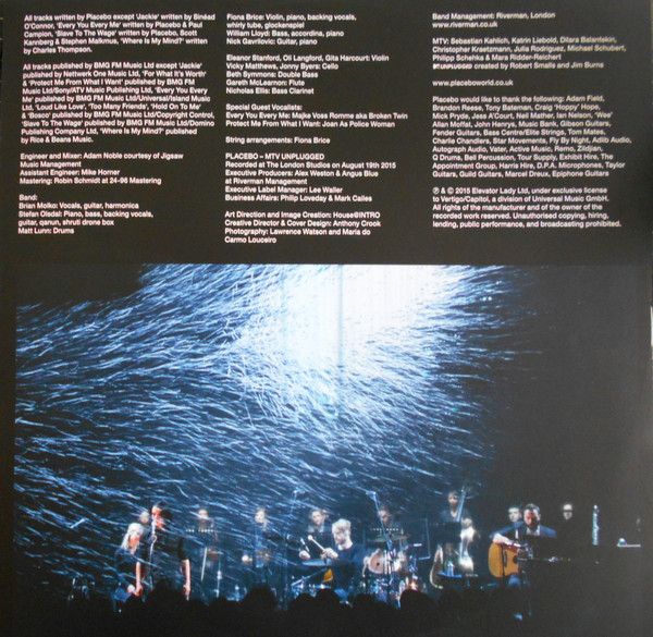 Платівка Placebo – MTV Unplugged|Плацебо(2xLP)