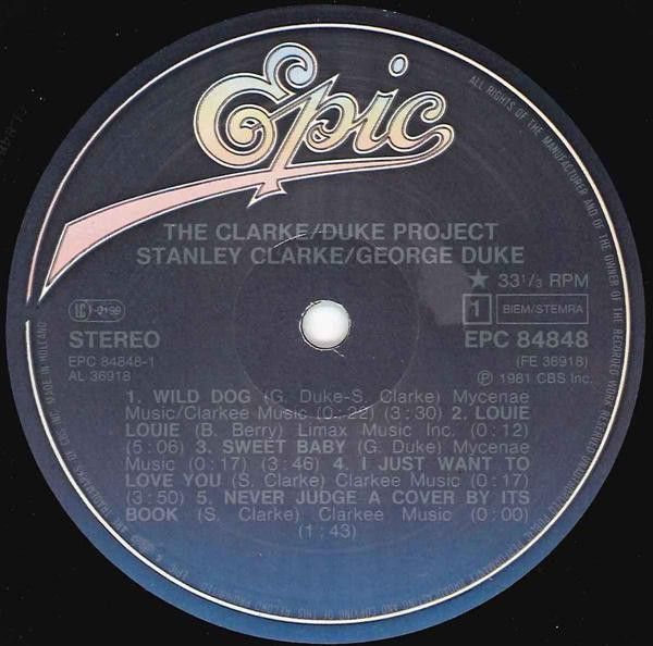Платівка Stanley Clarke/George Duke – The Clarke / Duke Project|Стенлі Кларк/Джордж Дюк