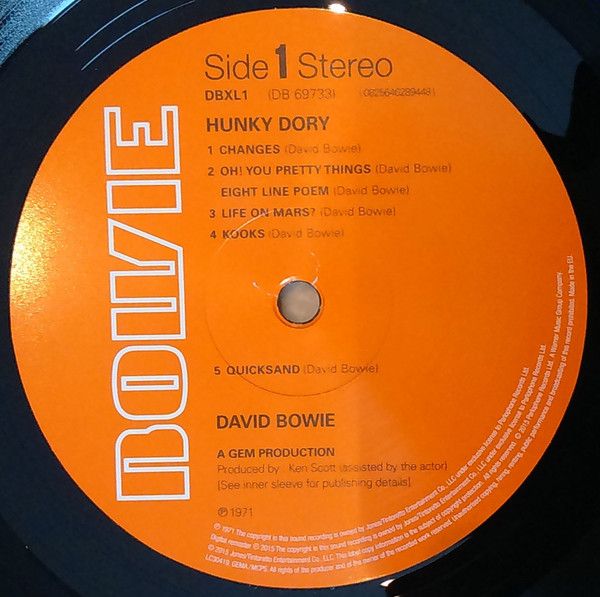 Платівка David Bowie – Hunky Dory | Девід Боуї