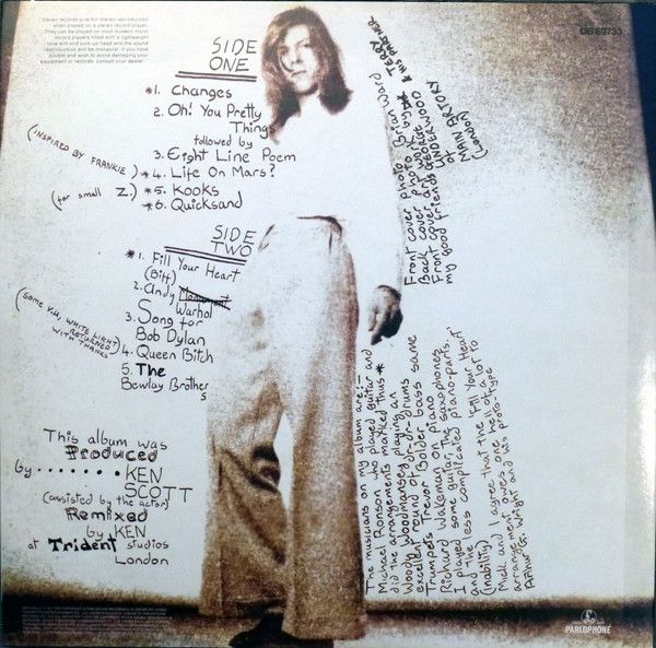 Платівка David Bowie – Hunky Dory | Девід Боуї