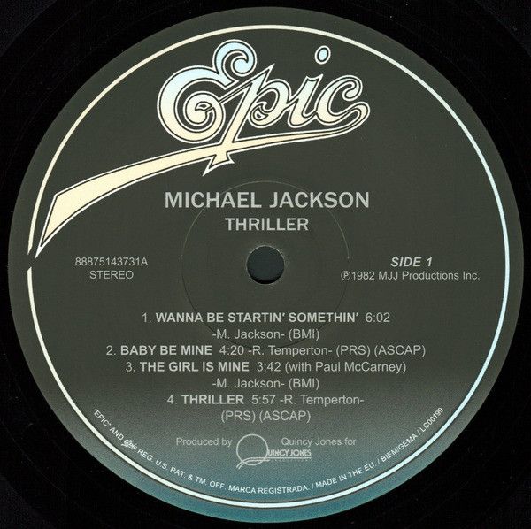 Платівка Michael Jackson – Thriller|Майкл Джексон