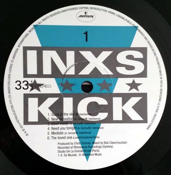 Платівка INXS – Kick|INXS-Удар ногою