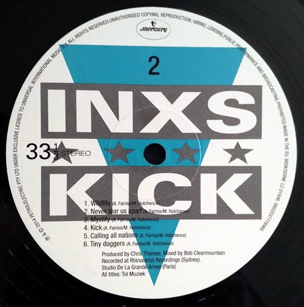 Платівка INXS – Kick|INXS-Удар ногою