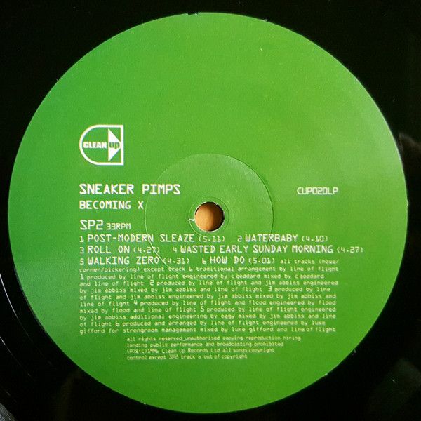 Платівка Sneaker Pimps – Becoming X|Кросівки-сутенери -Ставши X