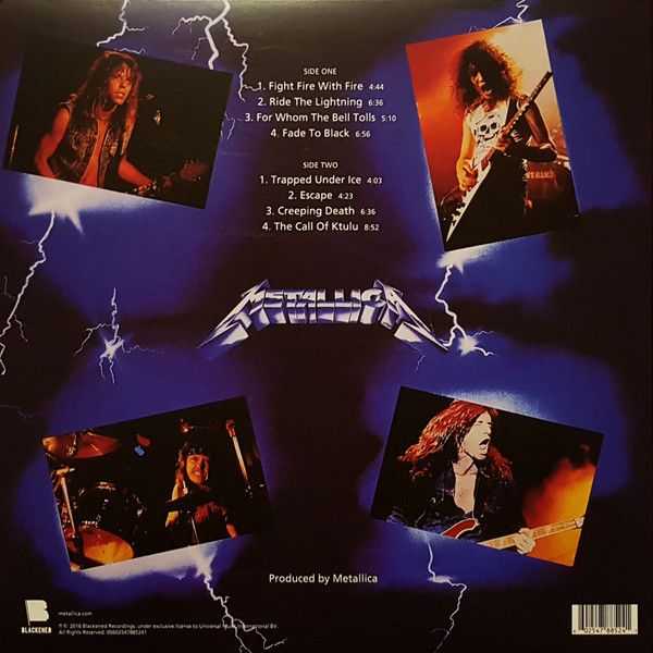 Платівка Metallica – Ride The Lightning|Металіка-Осідлати блискавку