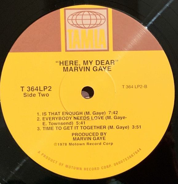 Платівка Marvin Gaye – Here, My Dear|Марвін Гей-Ось, моя люба(2xLP)