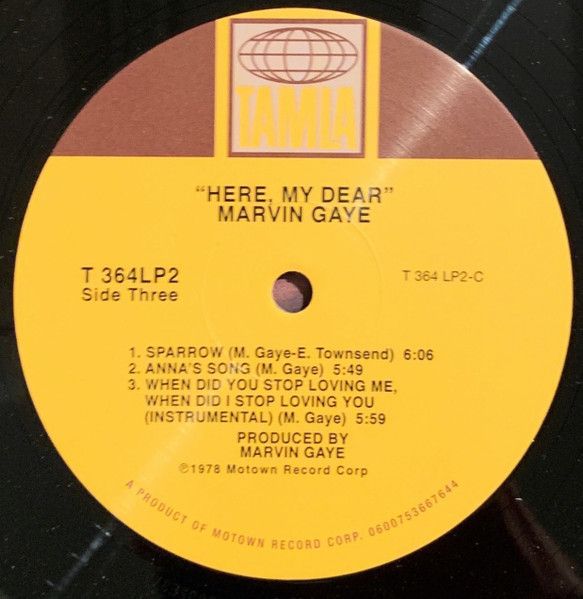 Платівка Marvin Gaye – Here, My Dear|Марвін Гей-Ось, моя люба(2xLP)