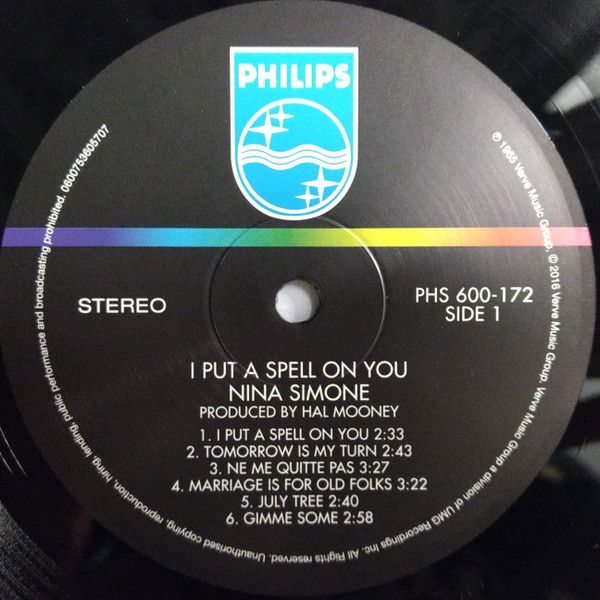 Платівка Nina Simone – I Put A Spell On You|Ніна Сімоне-Я вас зачарував
