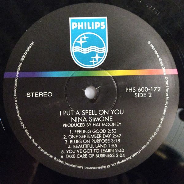 Платівка Nina Simone – I Put A Spell On You|Ніна Сімоне-Я вас зачарував