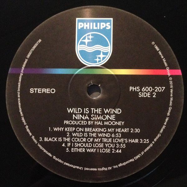 Платівка Nina Simone – Wild Is The Wind|Ніна Сімоне-Дикий вітер