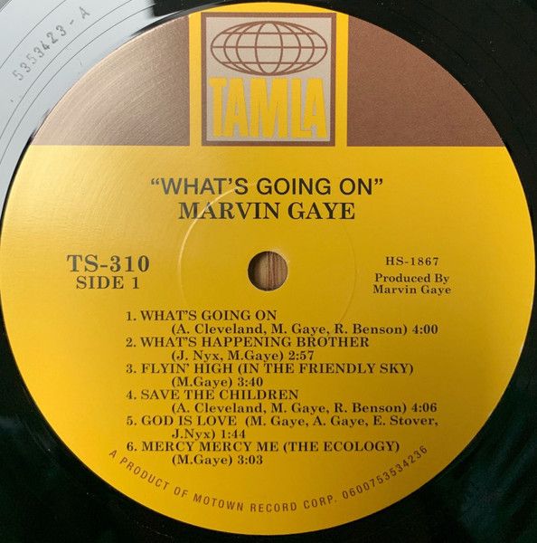 Платівка Marvin Gaye – What's Going On|Марвін Гей-Що відбувається