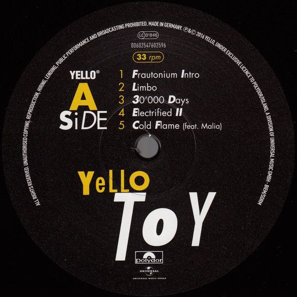 Платівка Yello – Toy|Привіт-Іграшка(2xLP)