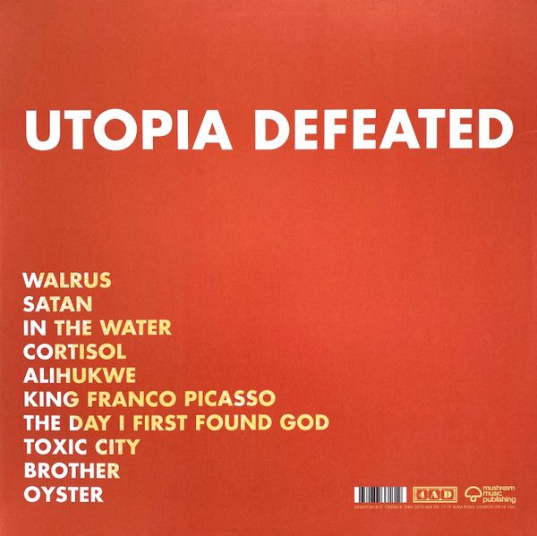 Платівка D.D Dumbo – Utopia Defeated|Д. Дамбo-Утопія переможена