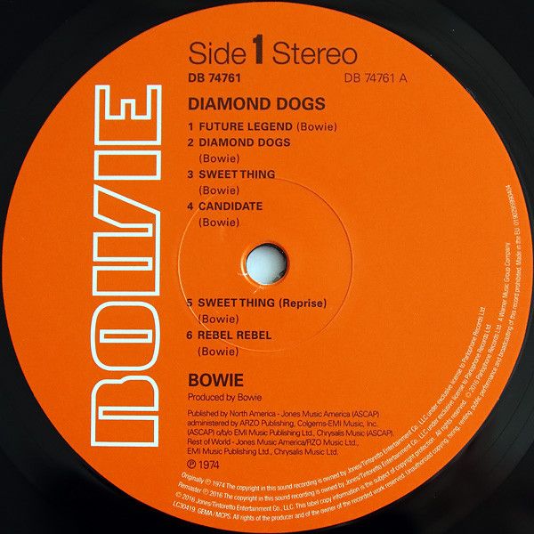 Платівка Bowie – Diamond Dogs | Девід Боуї