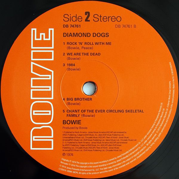 Платівка Bowie – Diamond Dogs | Девід Боуї